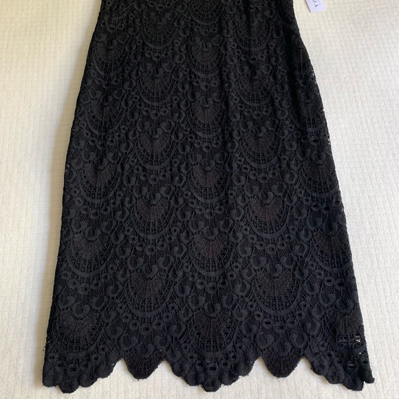 NWT Velvet by G&S black lace dress - Picture 5 of 14
